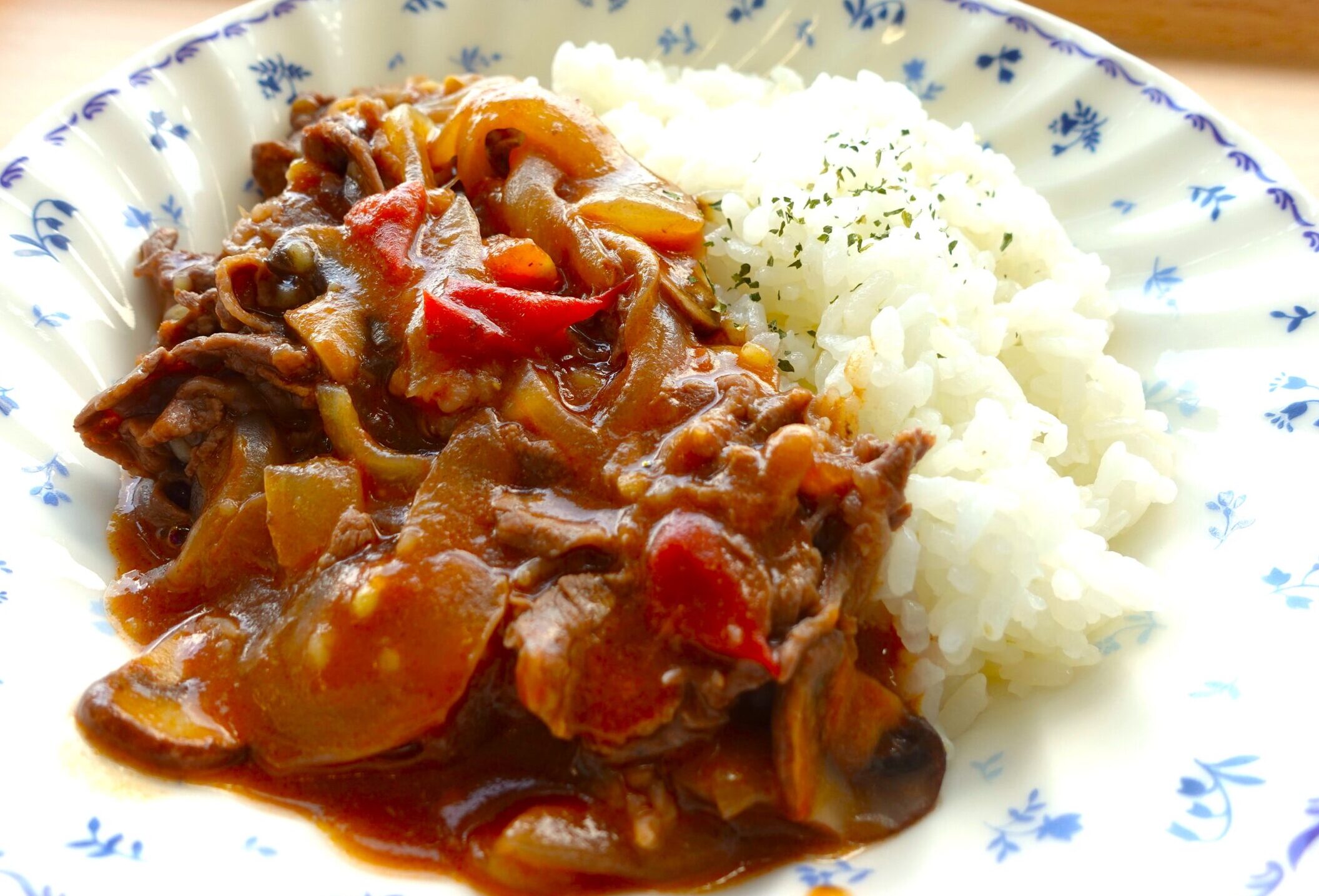 トマトたっぷりハヤシライス